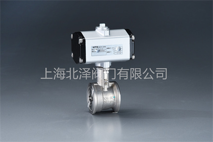 C-UTWE微型气动对夹球阀